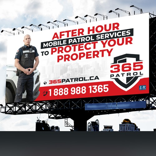 I need a billboard design for a Security Guard Company Design by GrApHiC cReAtIoN™