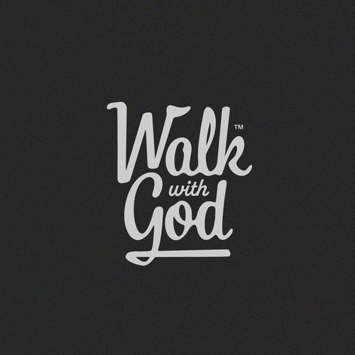 Walk With God Minimalist Luxury Logo for a Modern Faith & Fashion Brand Design by Faveo®