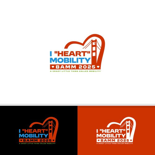 Fun Rom-Com theme conference logo for Bay Area Design by StudioJack