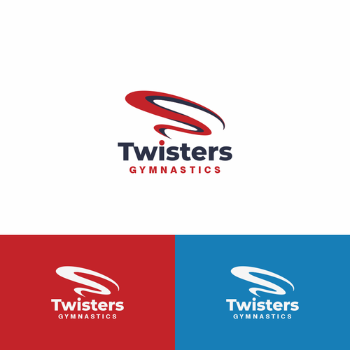 Twister Gymnastics Logo Rebrand - Modern, Exciting, Clean Logo Update for Kids Gymnastics Facility Design by Ok Lis