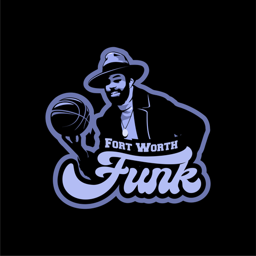 Basketball Logo for Team 'Fort Worth Funk' - Your Winning Logo Featured on Major Sports Network Design by sukadarma