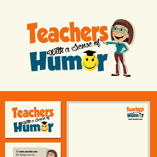 Create a catchy design that captures the fun and humor of teaching! Design by Cchick STUDIO