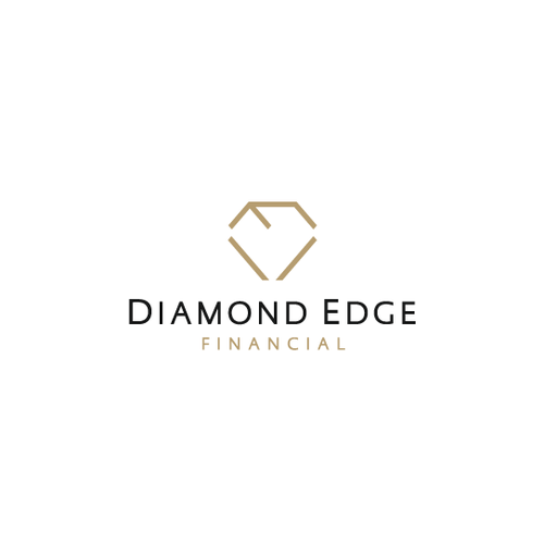 Create an elegant, understated luxury logo for Diamond Edge Financial Design by Lazar Bogicevic