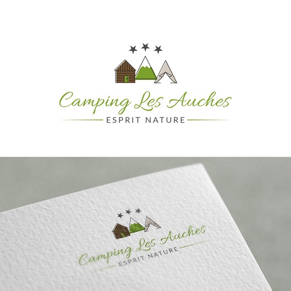 Design by Leehaa titled "Logo concept for a campsite"