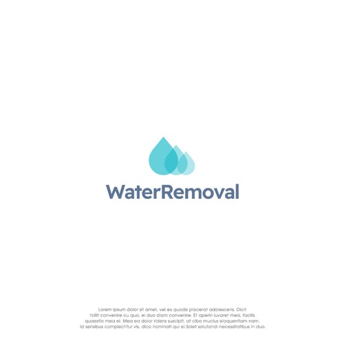 Logo Design For Water Damage Company Diseño de oakbrand™