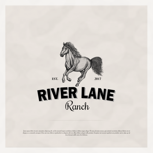 Stylish and unique logo for horse ranch | Logo design contest