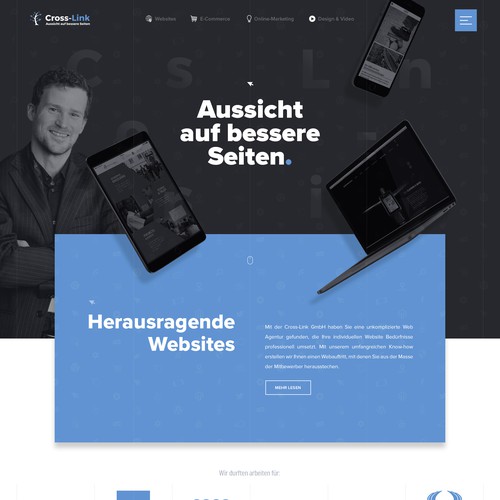 Web agency looking for creative & outstanding web design Design by Studio Ubique