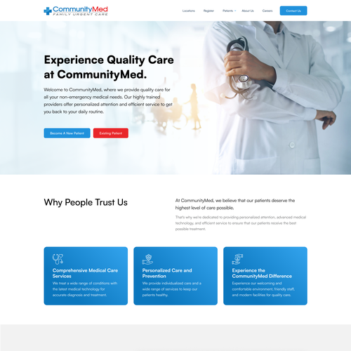 Web page design contest entry by ckolic