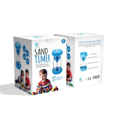 Product packaging for Sand-Timer Design by syakuro