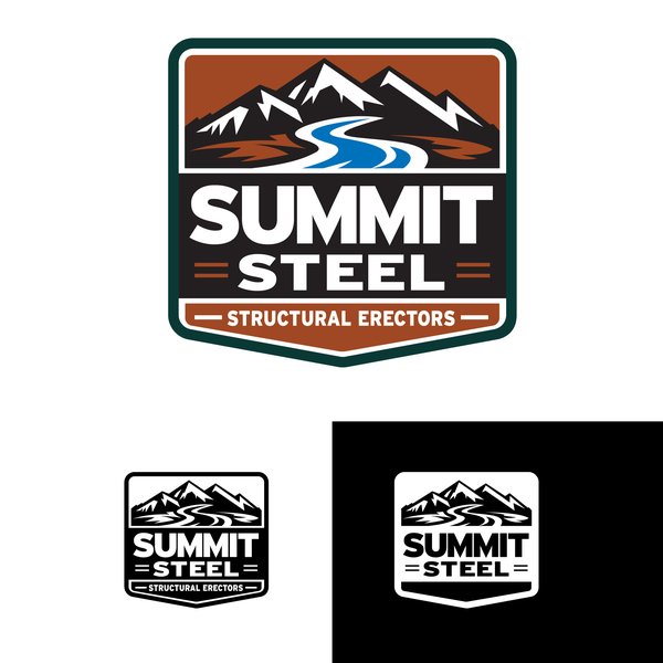 Logo design for steel erecting construction company