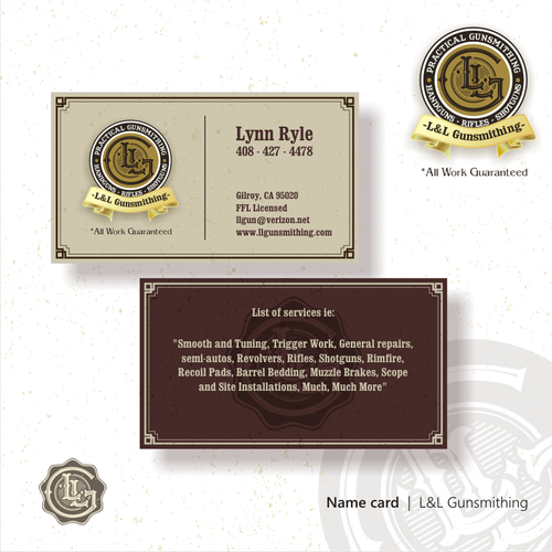 Gunsmith needs New Logo & Business Card Design Design by NEW BRGHT