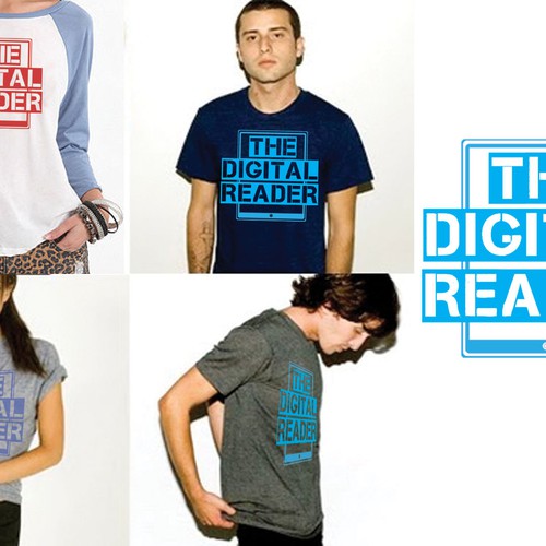 Design di Create the next t-shirt design for The Digital Reader di PixeDesign