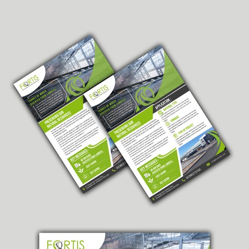 Designs | FortiStone IBA Aggregate Case Study Flyer | Postcard, flyer ...