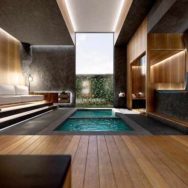 Sauna Room 3D Design