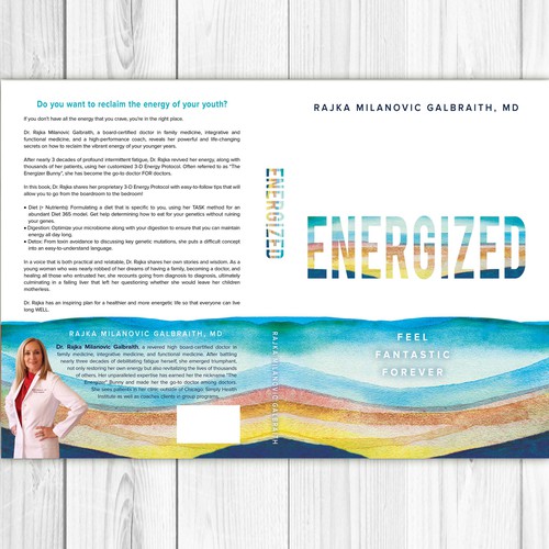 Design a New York Times Bestseller E-book and book cover for my book: Energized Design by LilaM