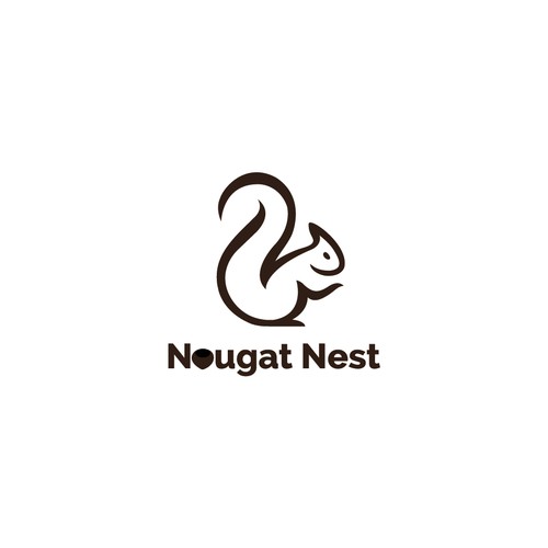 Simple yet elegant Squirrel design Diseño de Greycell design