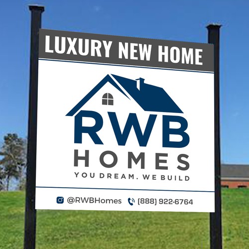 Signage for Luxury Home Builder Design by radhekrishna