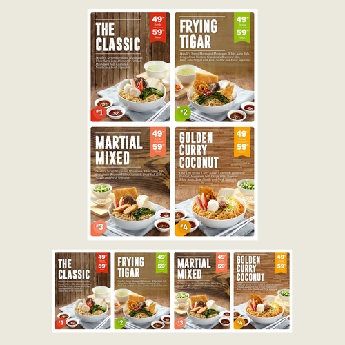 Menu Board Design for Modern and Hip Noodle Bar Design by Javier Milla