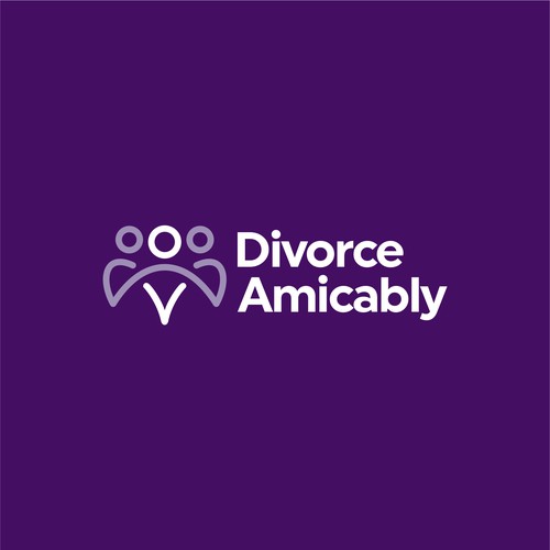 Logo for a new, healthy way for reasonable people to divorce Design by George d