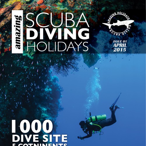 eMagazine/eBook (Scuba Diving Holidays) Cover Design Design von Stefanosp