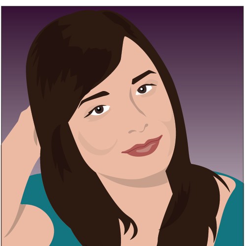 Twitter Background for Veronica Belmont Design by Brooke Macomber