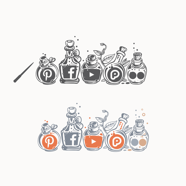 Social media icons