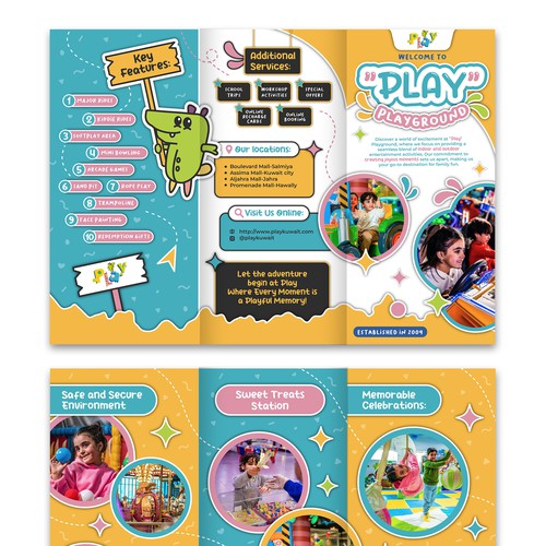 Kid playground brochure Design by niki99