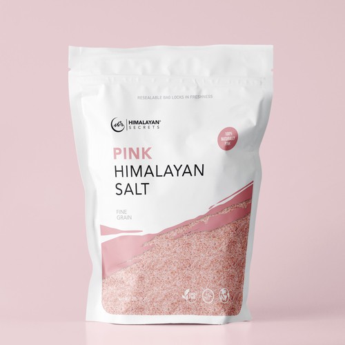 Pink Himalayan Salt for the GLOBAL MARKET Design by baugaus