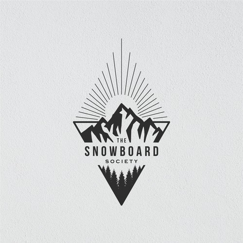Logo pour une École snowboard courchevel Design by yukii