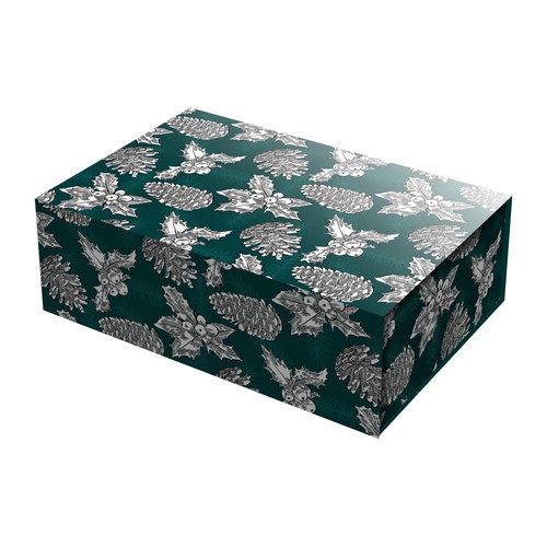 Design Design a Christmas Pattern for Luxury Decorative Gift Boxes por Digital Man ✅