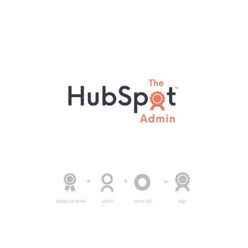Bold logo that unites and champions the HubSpot Admin Design von QuickCrea™
