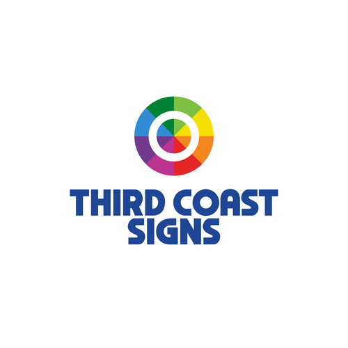 New vibrant business logo and branding for a sign making company serving Chicago Design by NinjaMouse™