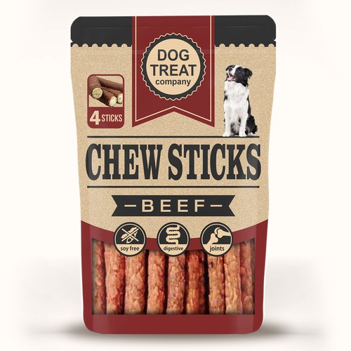 Pouch Design - Dog Treats Design by P.D.S.