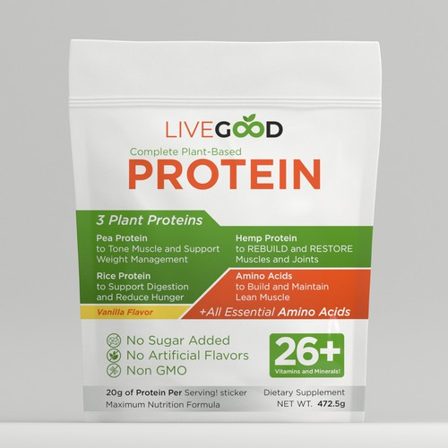 ***GUARANTEED PRIZE*** - LABEL DESIGN for Protein Powder -*****NEW***** Design by Packaging Design