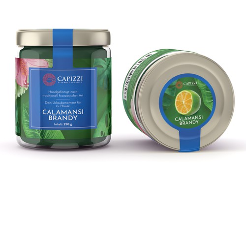 Label for exclusive fruit spreads made of tropical fruit Design by CK Graphic