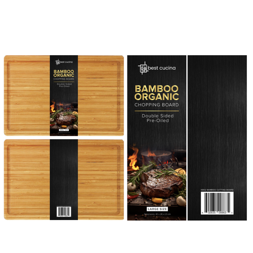 Bamboo Chopping Board Colour Card (2 Bamboo Chopping Board Models) Design by fenina