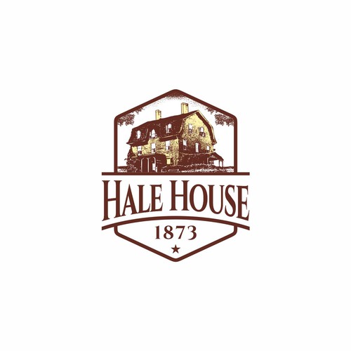 Historic and Famous Hale House Logo Design Design by Adam Anggriawan