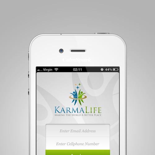 mobile app design required Design by CalmSpark App Design
