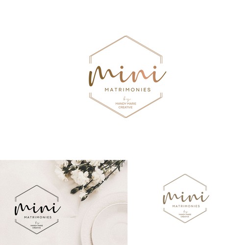 Mini Matrimonies Logo Needed For Micro Wedding Ceremonies! Design by Tara✏️