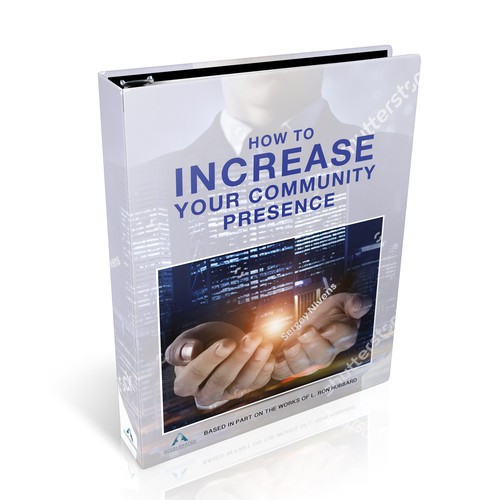 HOW TO INCREASE YOUR COMMUNITY PRESENCE Course Cover Design by LayoutBG