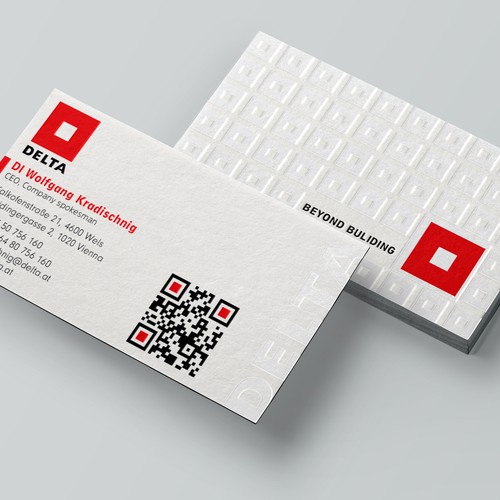 DELTA Business Card Relaunch Design by prosenjit_P