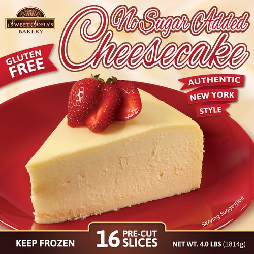 Diseño de Gourmet Cheesecake Package Design (No Sugar Added)
 de twister