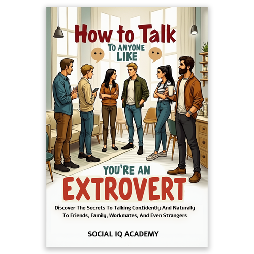 Design a catchy "How To Talk To Anyone" book cover Design by Alexandr_up