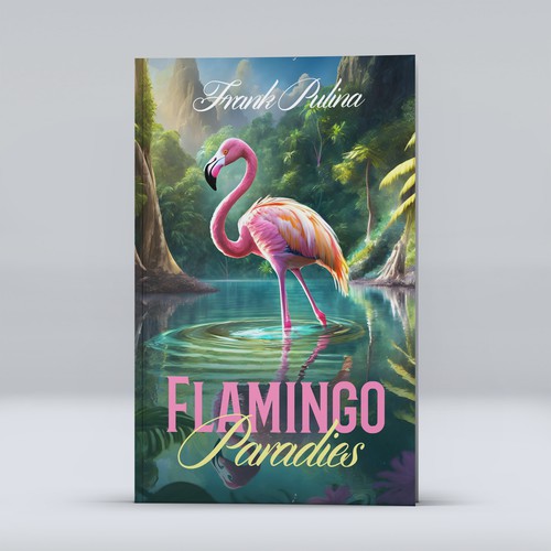 Flamingo Paradies Book Cover Design by D@sein