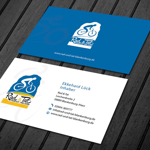 **modern Bike-store needs Business-Cards** Design by deviserpark