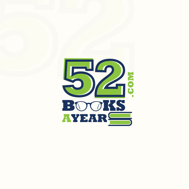 40 logo with the title 'Bold Logo For "52 Books A Year"'