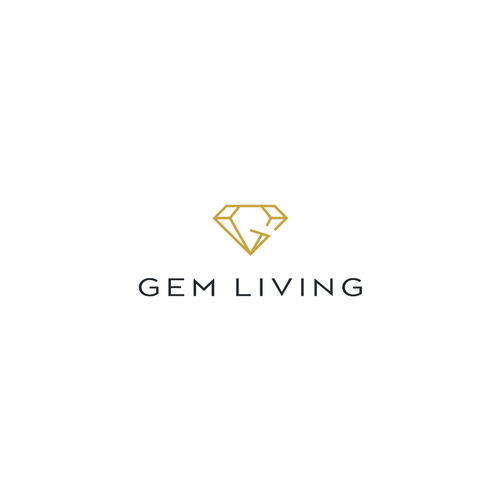 Geometrical, minimalist, modern brand design for Gem Living Design by vulv