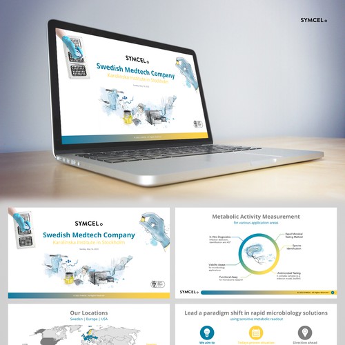 Swedish medical technology company presentation Design by Wisden