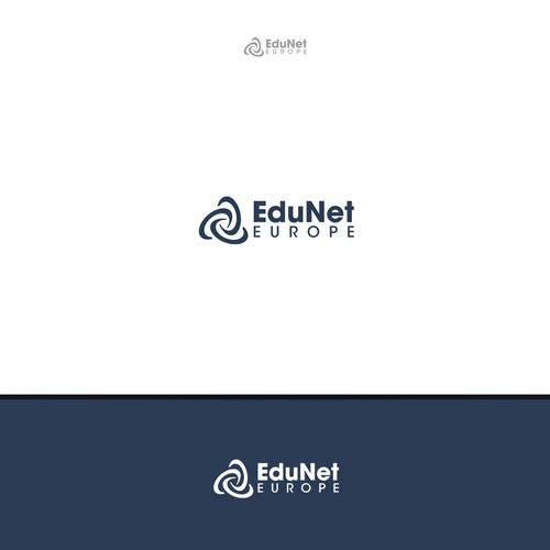 Logo for Education Network: minimalist elements forming a network Design by lumerb