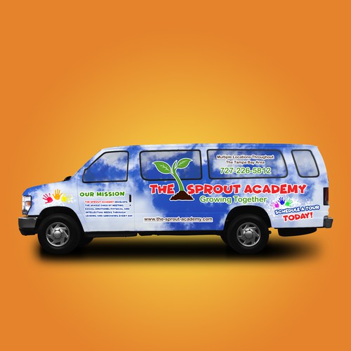 Design di 15 passenger van wrap for preschool di Bisht-Graphic